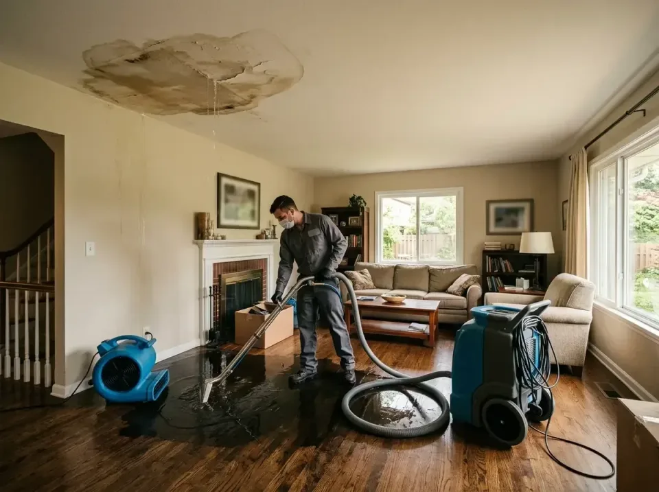 attic-pipe-burst-ceiling-drip-008 — frequently asked questions, Water Damage Restoration & Carpet Care in Exeter, PA